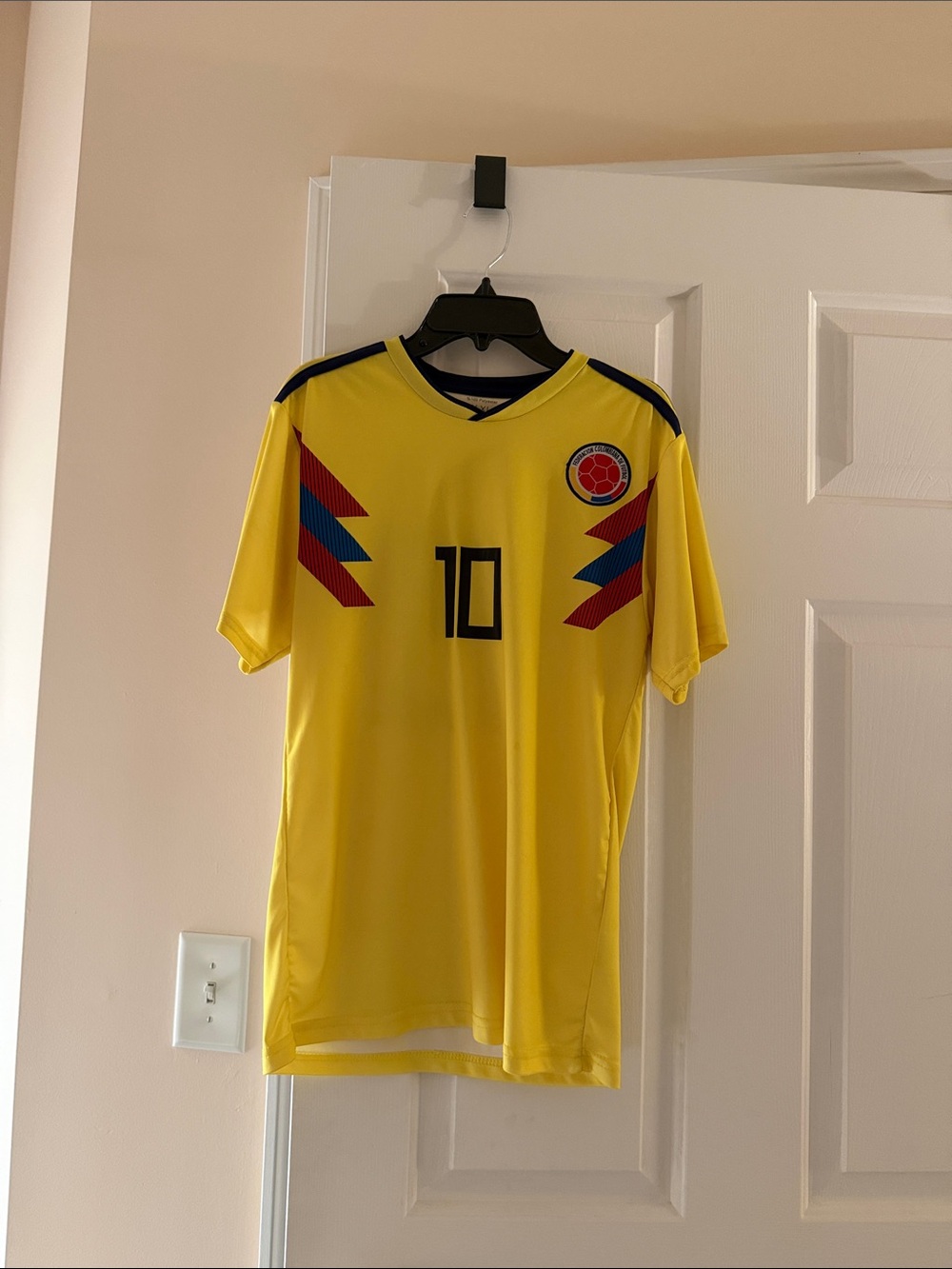 James Rodriguez Yellow Soccer Jersey #10